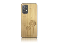 Thumbnail for LÖWENZAHN SWAROVSKI Samsung Galaxy A72 Holz-Kunststoff Hülle