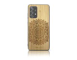 MANDALA Samsung Galaxy A72 Holz-Kunststoff Hülle