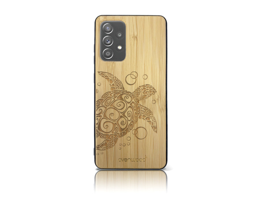 TURTLE Samsung Galaxy A72 Holz-Kunststoff Hülle