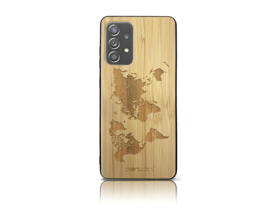 WORLD Samsung Galaxy A72 Holz-Kunststoff Hülle