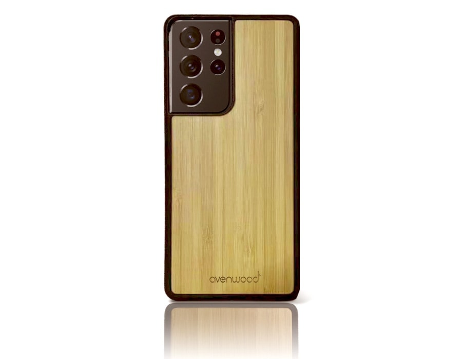 INDIVIDUELL Samsung Galaxy S21 Ultra Holz Hülle