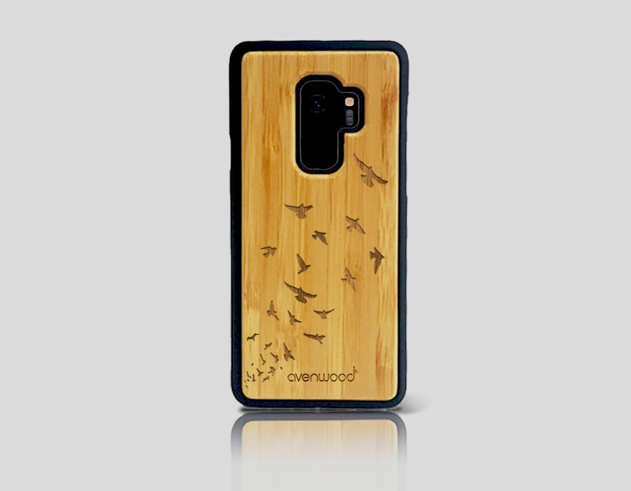 Coque arrière OISEAUX Samsung Galaxy S9 Plus