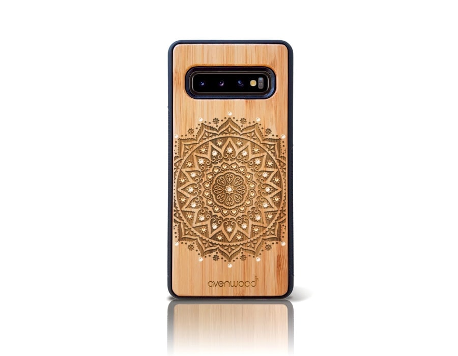 Coque arrière Samsung Galaxy S10 "Mandala Swarovski - Edition Limitée"