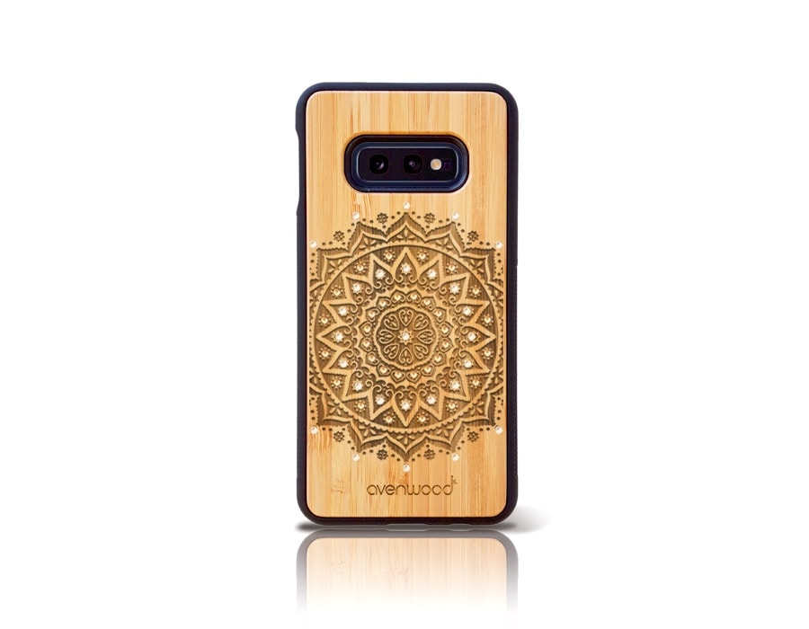 Coque arrière Samsung Galaxy S10e "Mandala Swarovski - Edition Limitée"