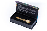 Damen Metalluhr Gold mit Catalpa