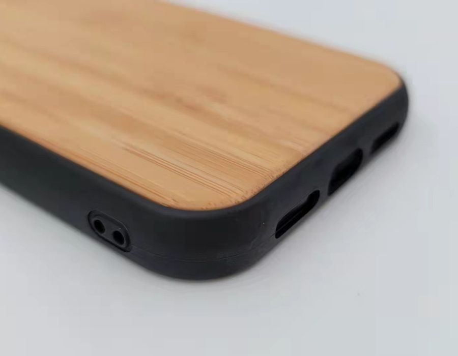 MANDALA iPhone 13 Holz-Kunststoff Hülle