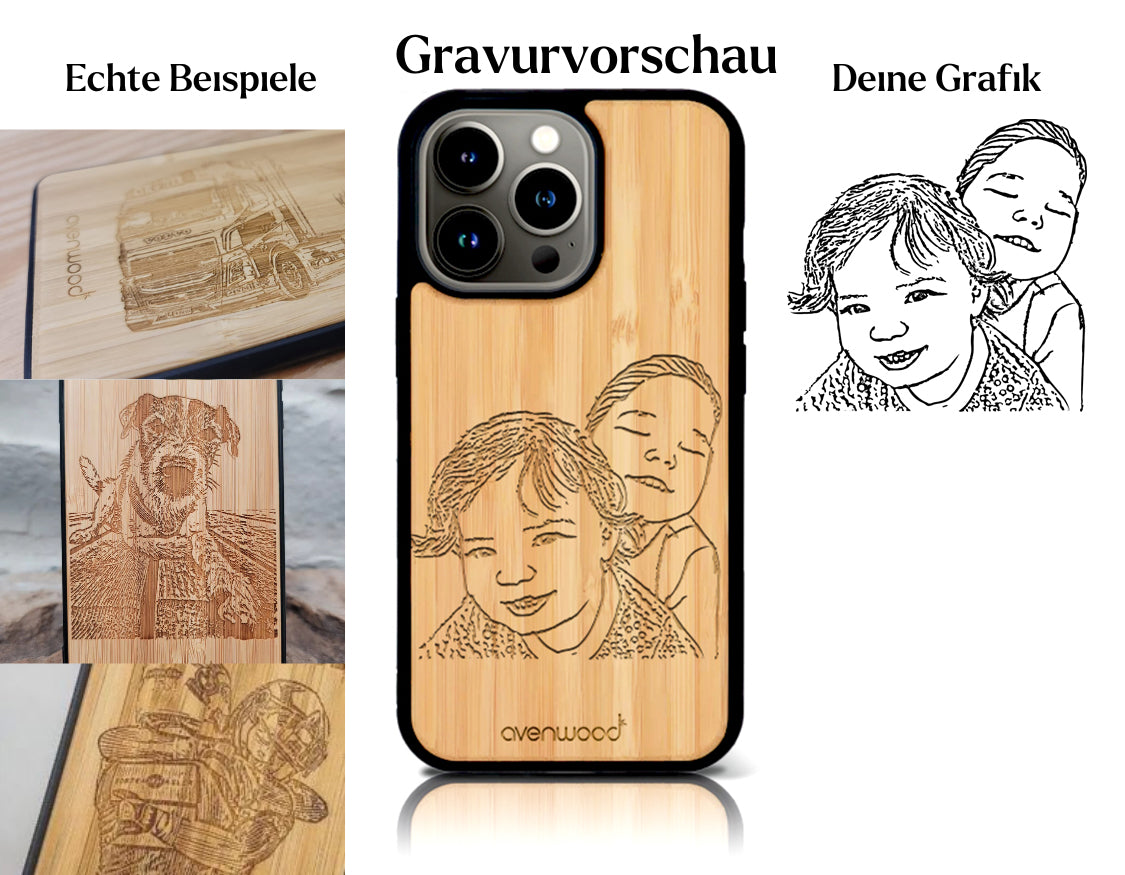 INDIVIDUEL iPhone 13 Pro bambou plastique