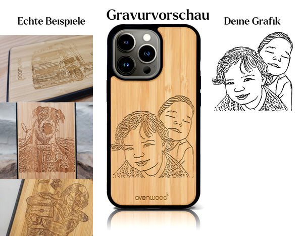 INDIVIDUEL iPhone 13 Pro bambou plastique
