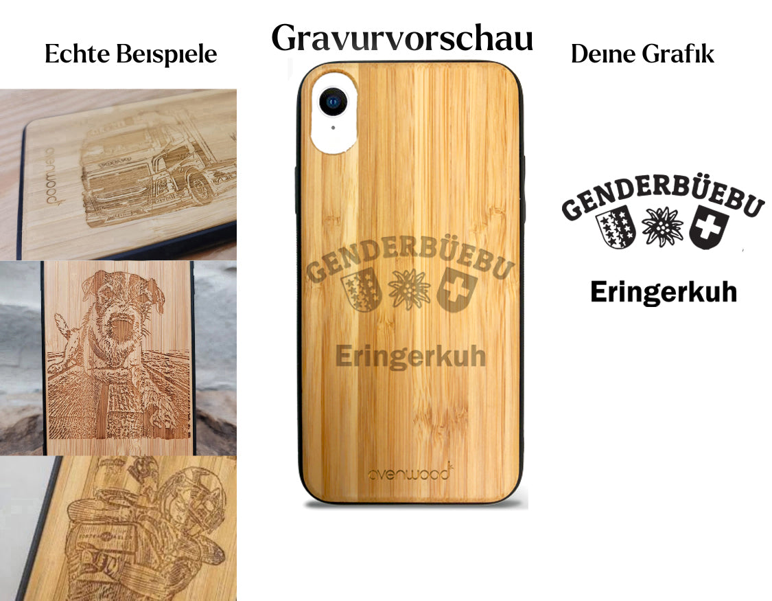 Plastique bambou iPhone XR INDIVIDUEL