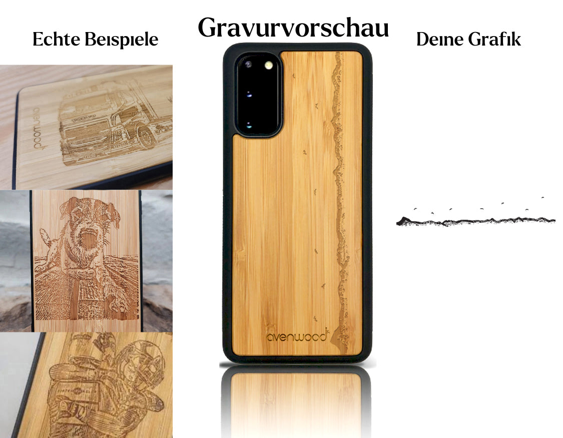 INDIVIDUEL Samsung Galaxy S20 bambou plastique
