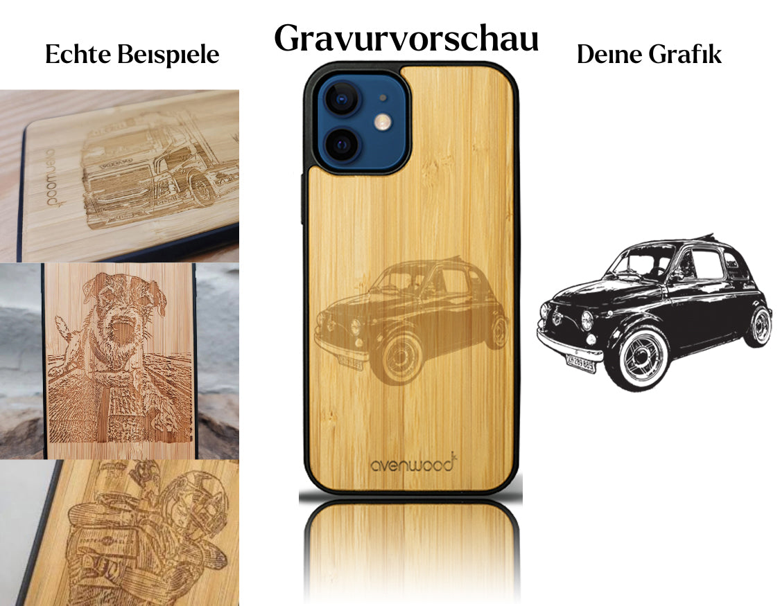 INDIVIDUEL iPhone 12 bambou plastique