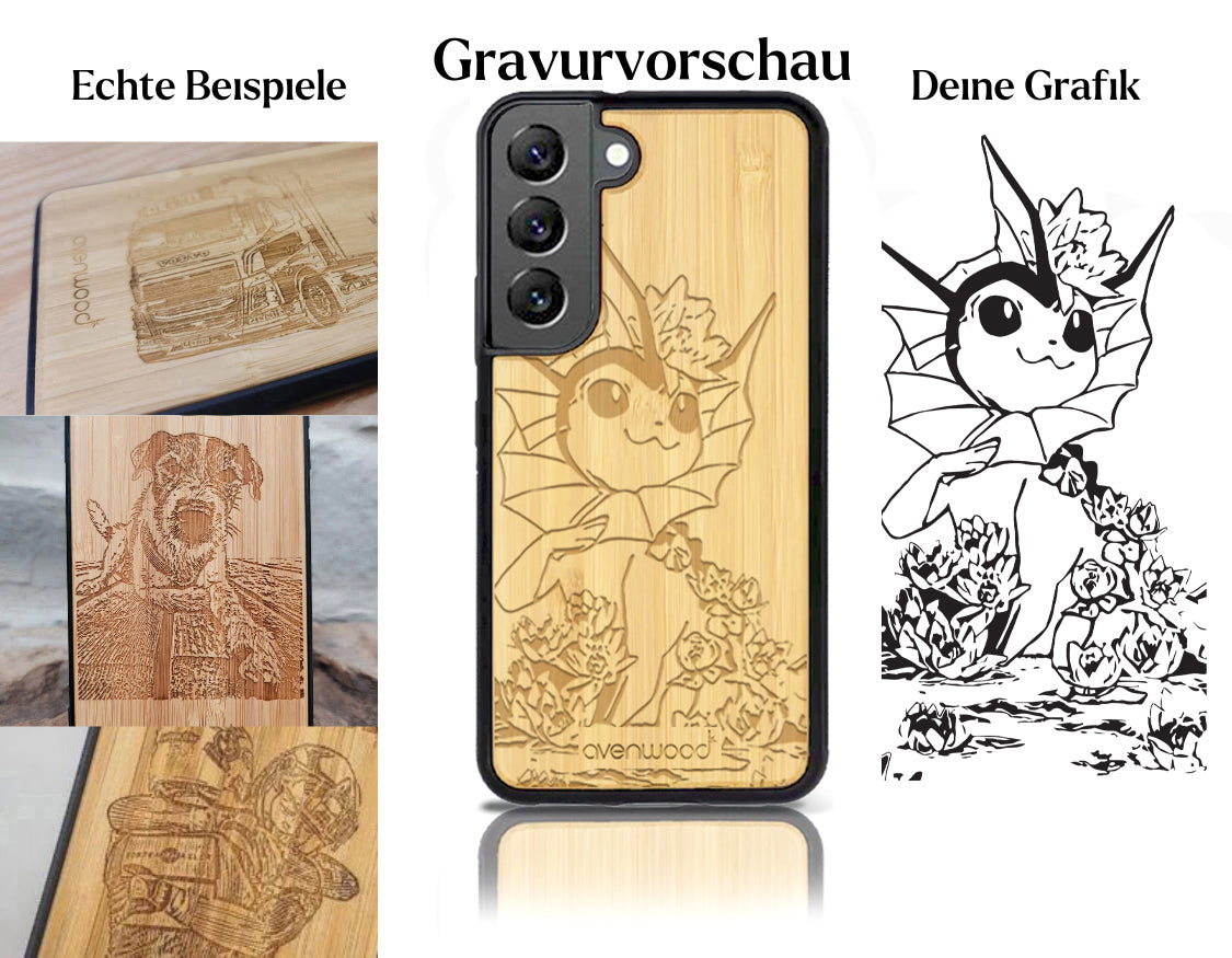 INDIVIDUELL Samsung Galaxy S22 Bambus-Kunststoff