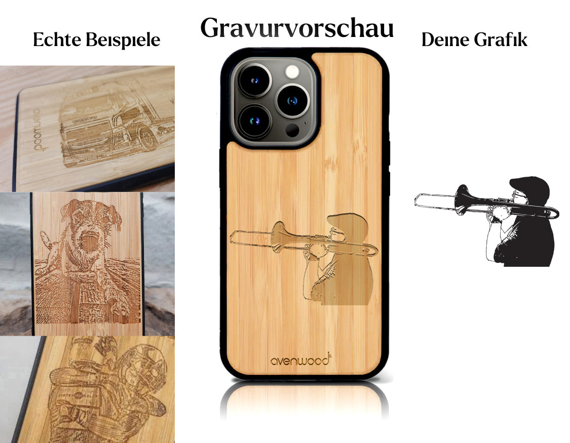 INDIVIDUEL iPhone 13 Pro bambou plastique