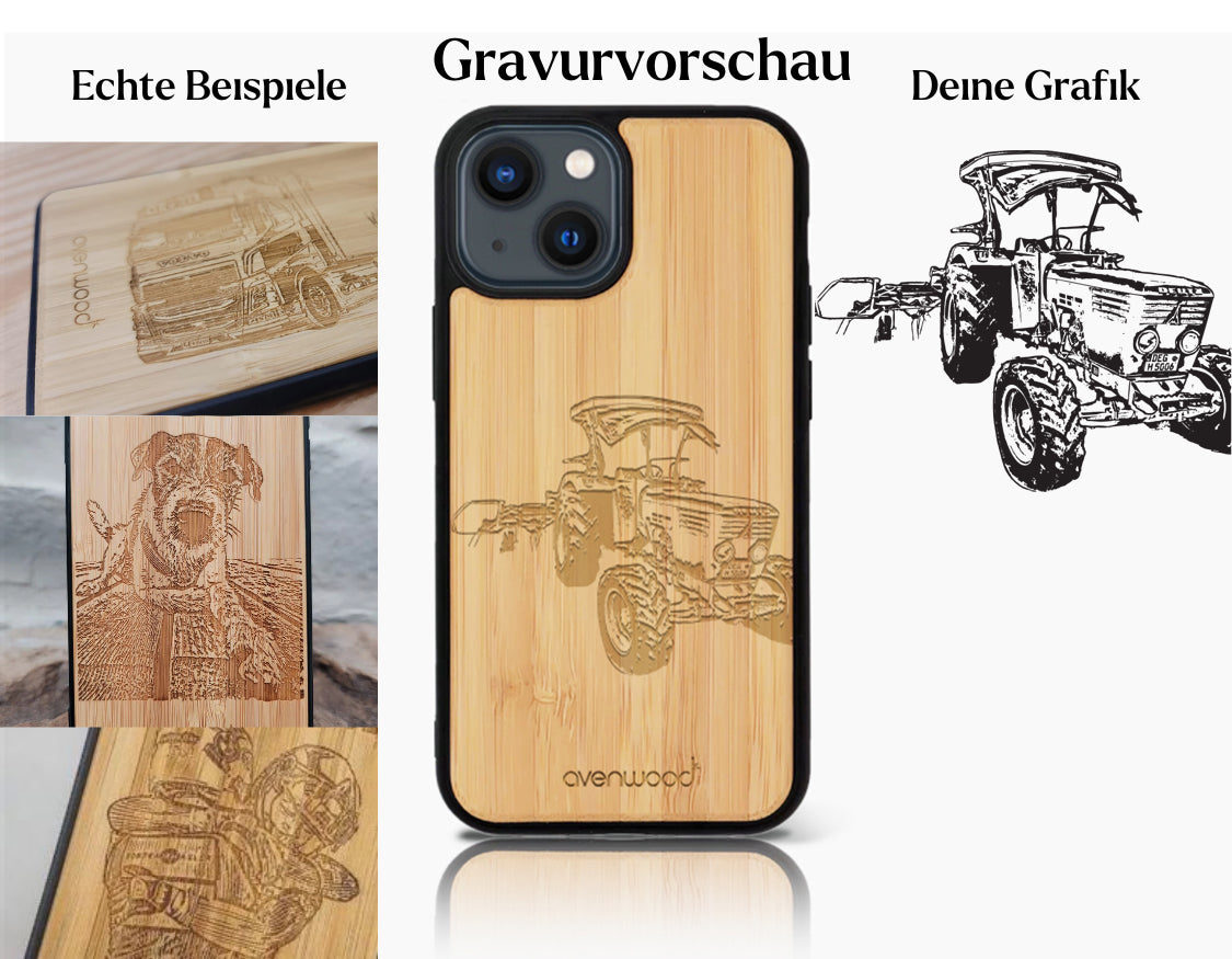 INDIVIDUEL iPhone 13 bambou plastique