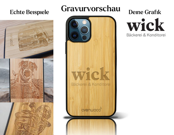 INDIVIDUELL iPhone 12 Pro Bamboo-Plastic