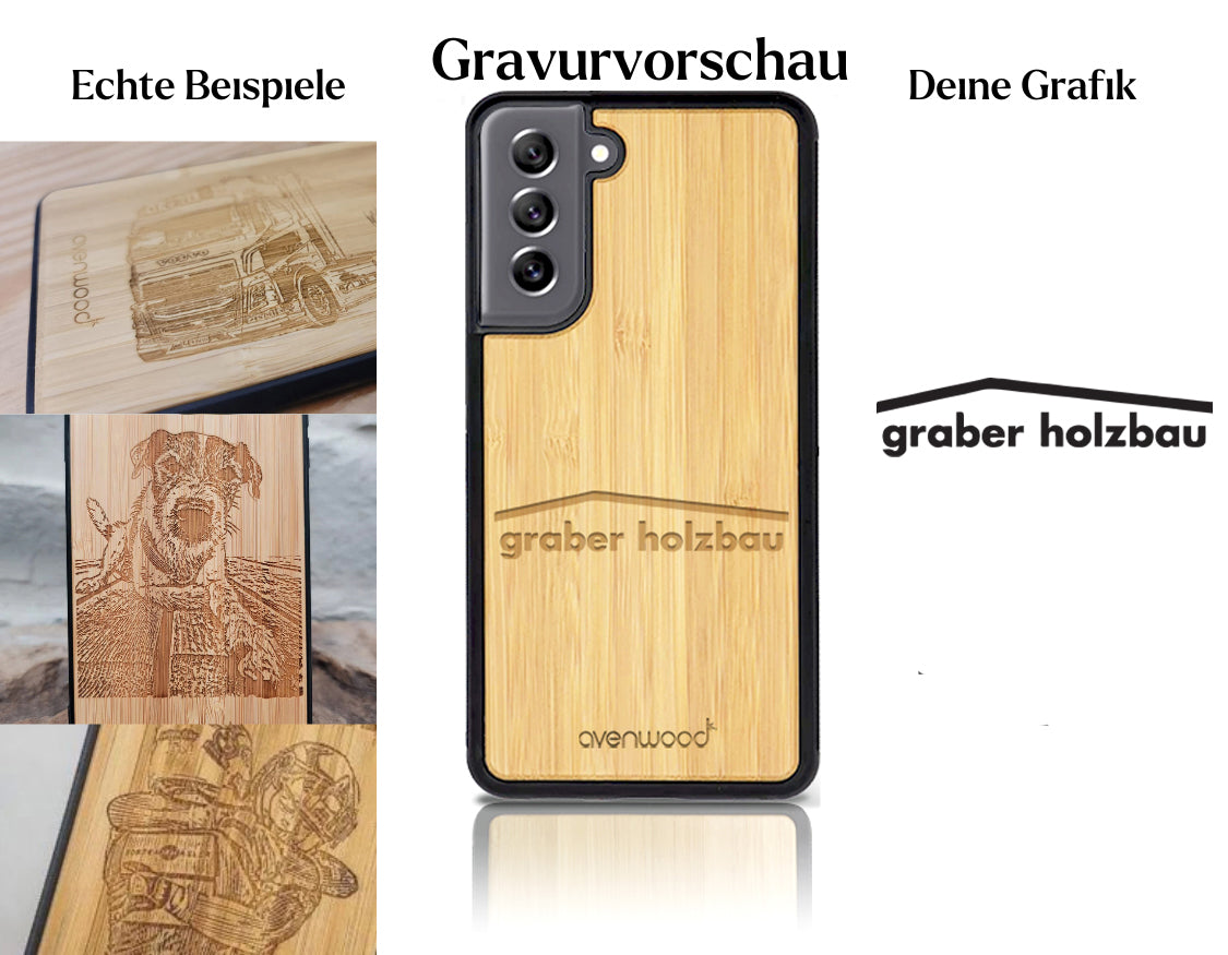 INDIVIDUELL Samsung Galaxy S21 FE 5G Bambus-Kunststoff