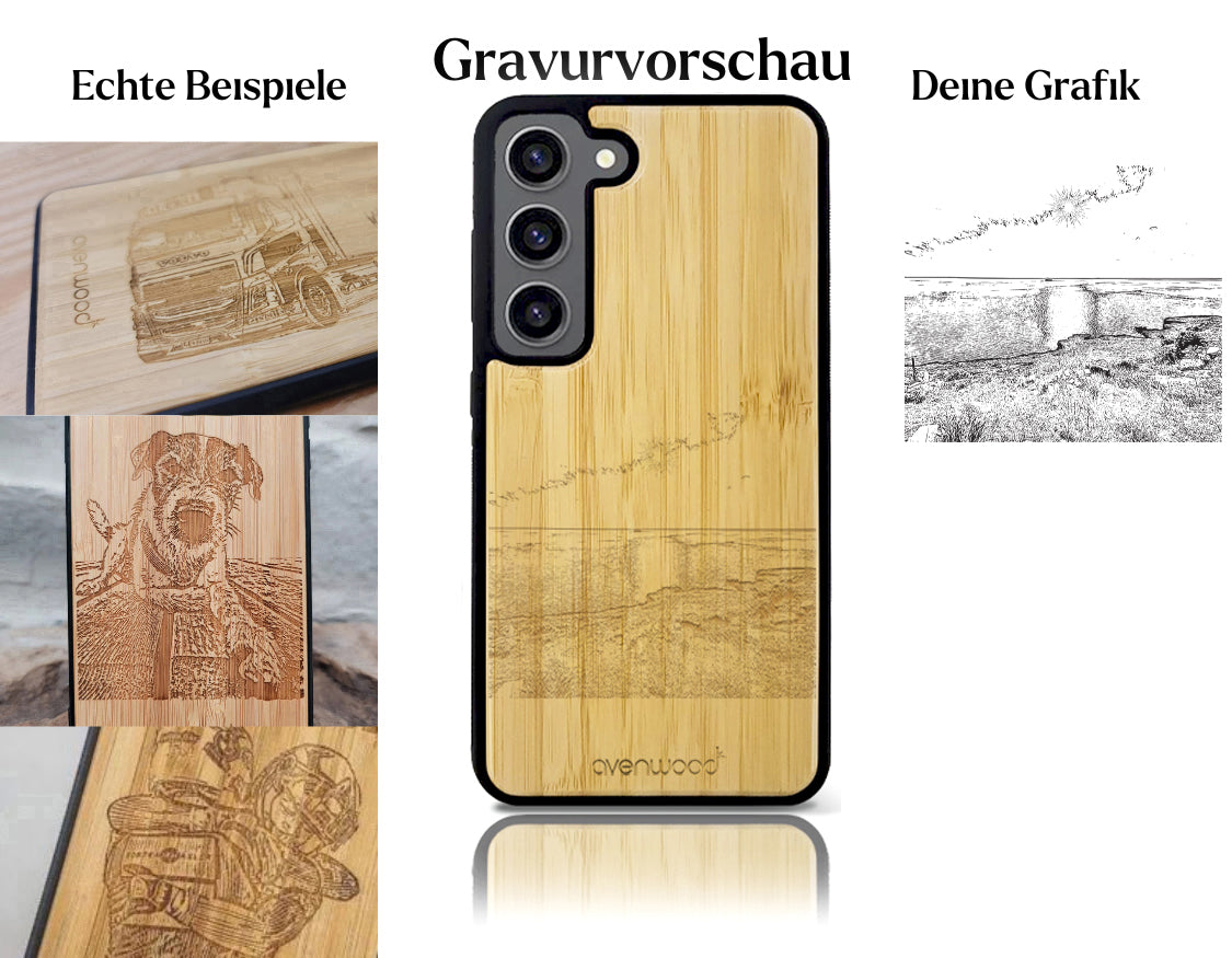INDIVIDUEL Samsung Galaxy S23 bambou plastique