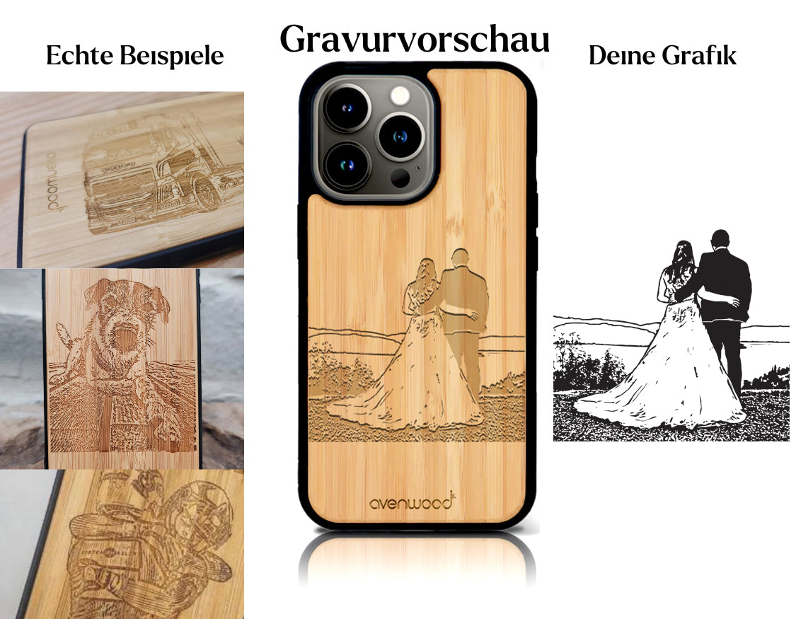 INDIVIDUEL iPhone 14 Pro bambou plastique