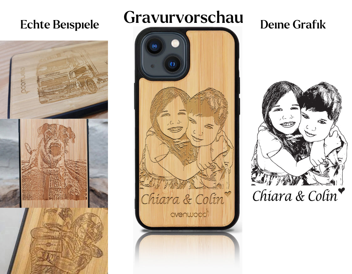 INDIVIDUEL iPhone 14 bambou plastique