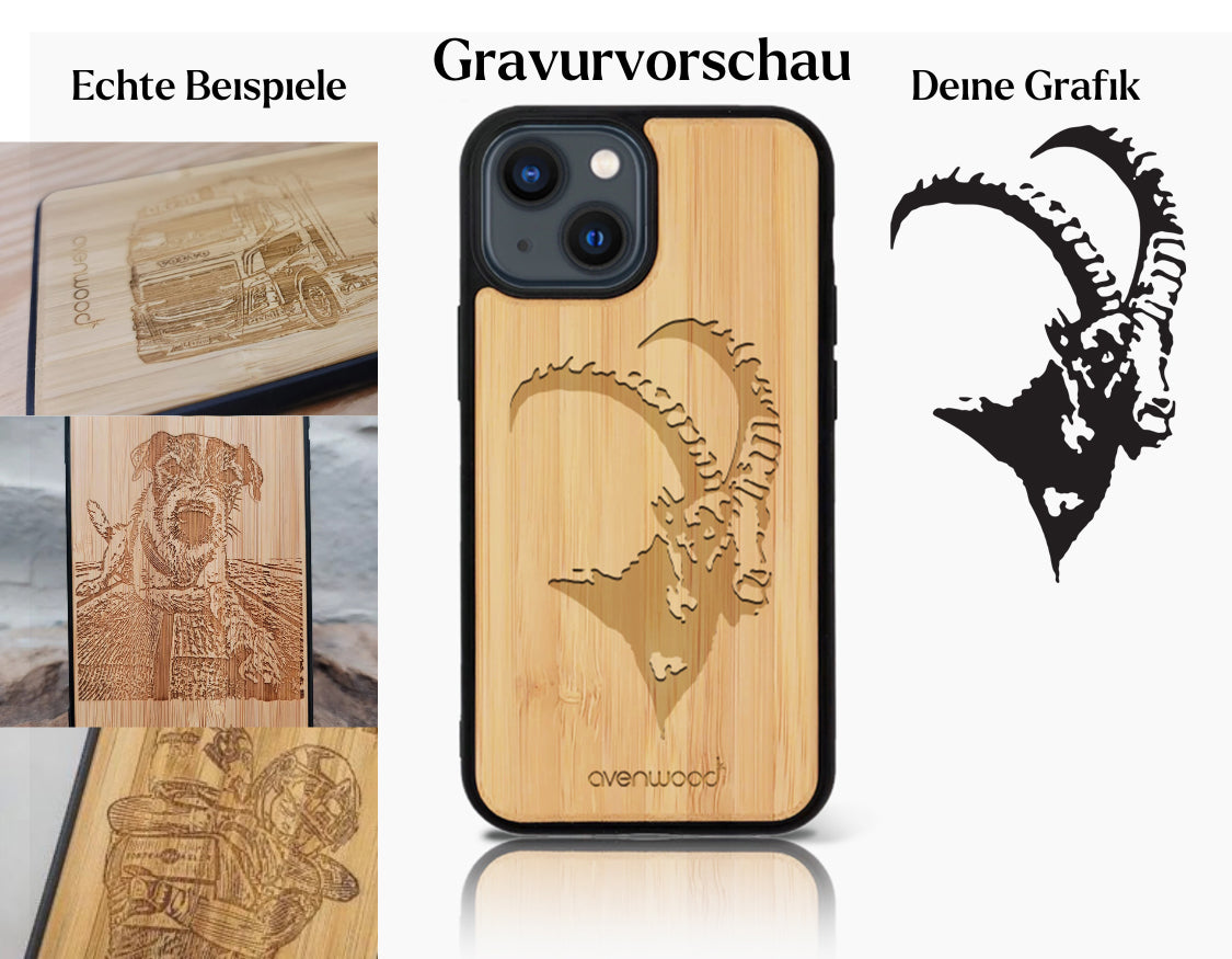 INDIVIDUEL iPhone 13 bambou plastique