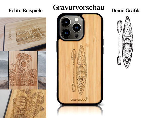 INDIVIDUEL iPhone 14 Pro bambou plastique