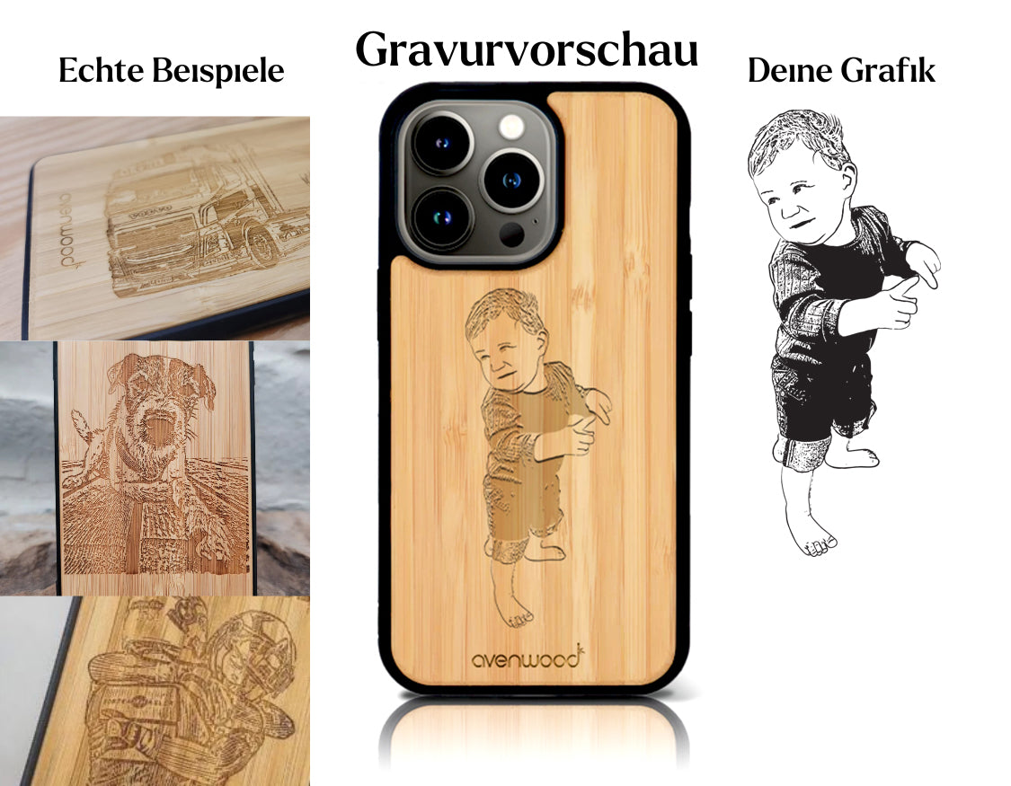 INDIVIDUEL iPhone 14 Pro Max bambou plastique