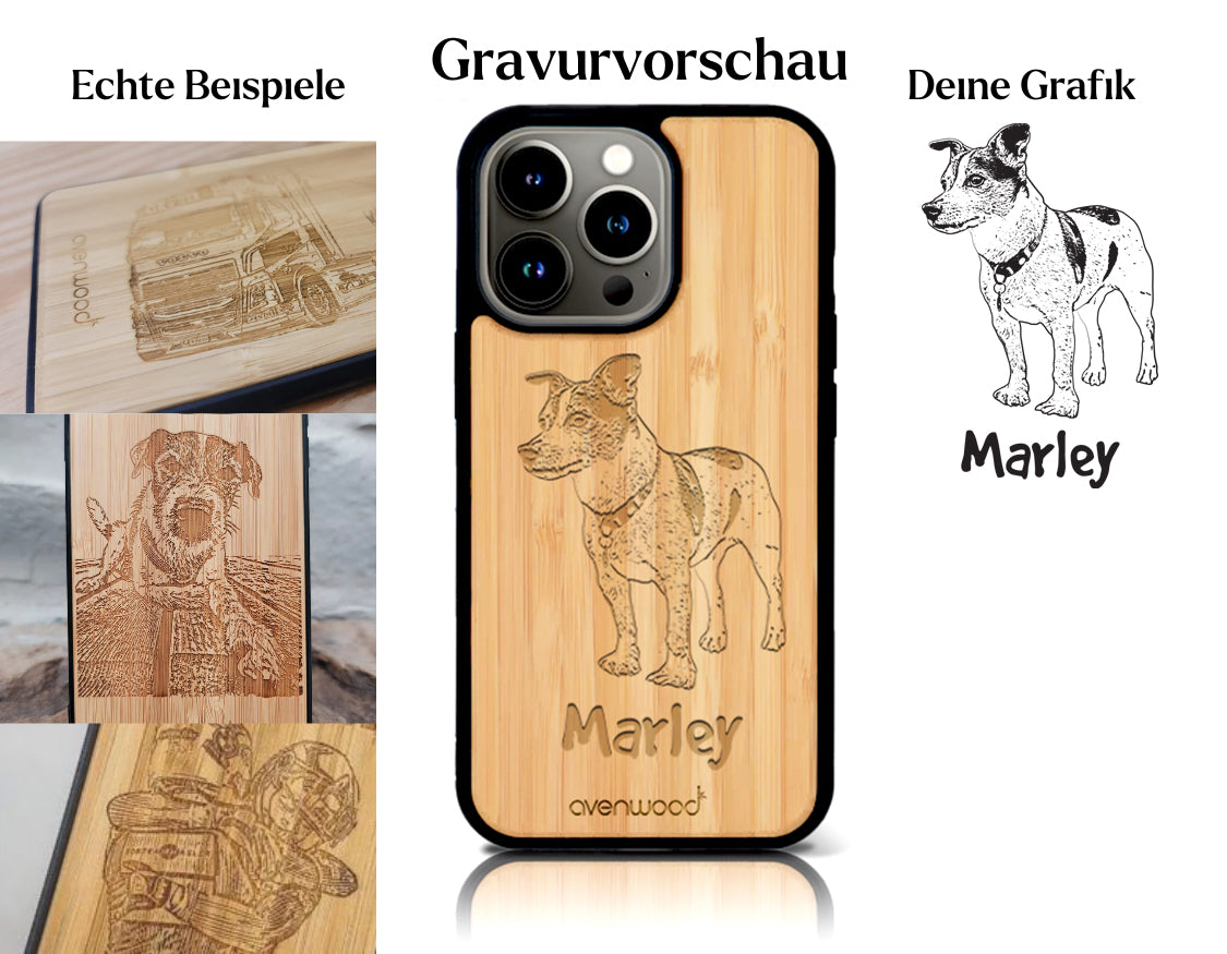 INDIVIDUEL iPhone 13 Pro bambou plastique