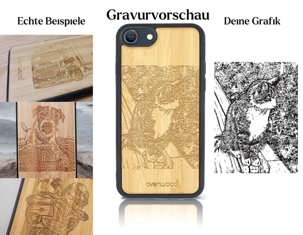 INDIVIDUELL iPhone 7 Bambus-Kunststoff