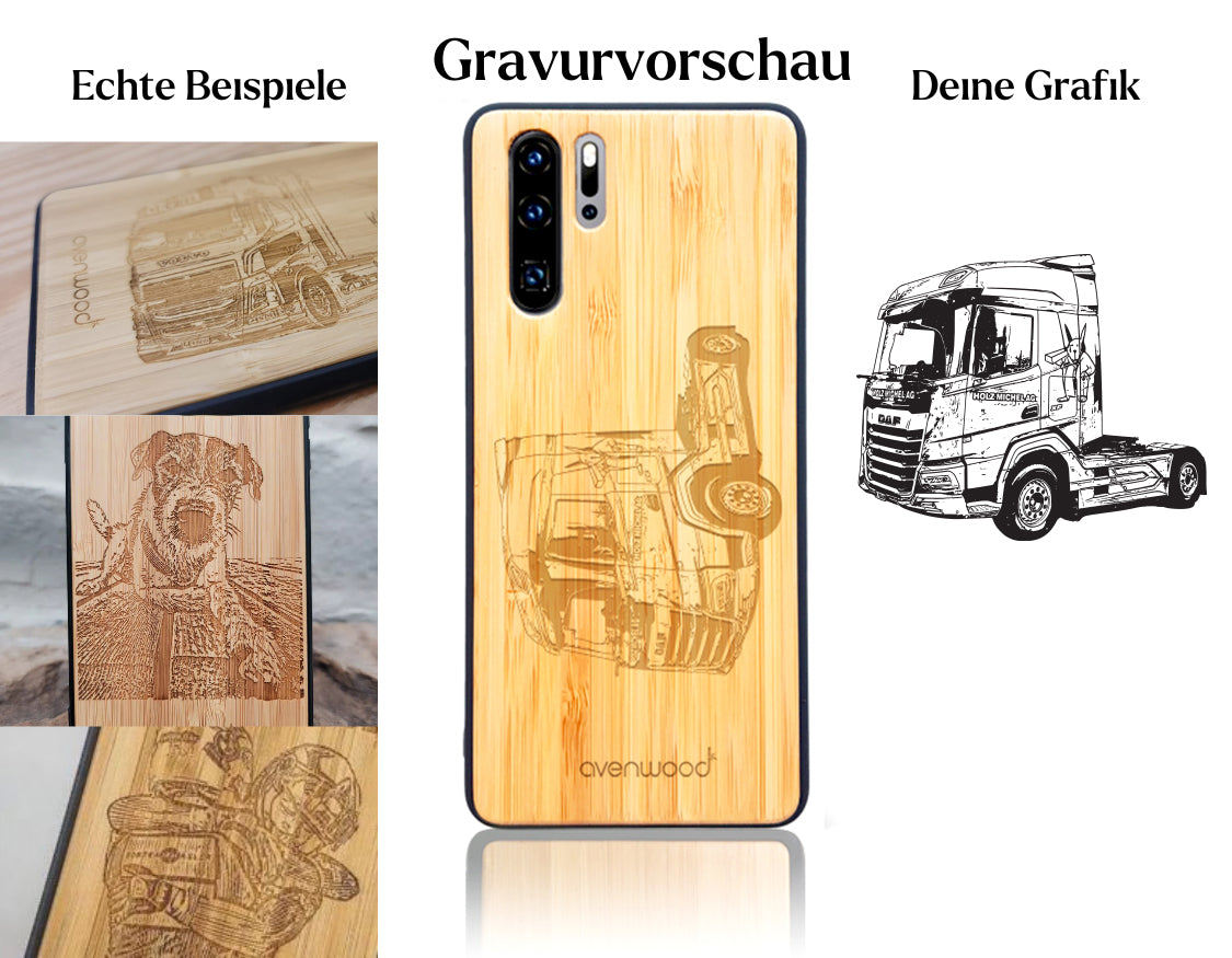 INDIVIDUALLY Roger Rieder Huawei P30 Pro Bamboo-Plastic
