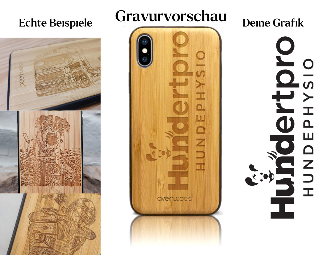 INDIVIDUELL iPhone X / XS Bambus-Kunststoff