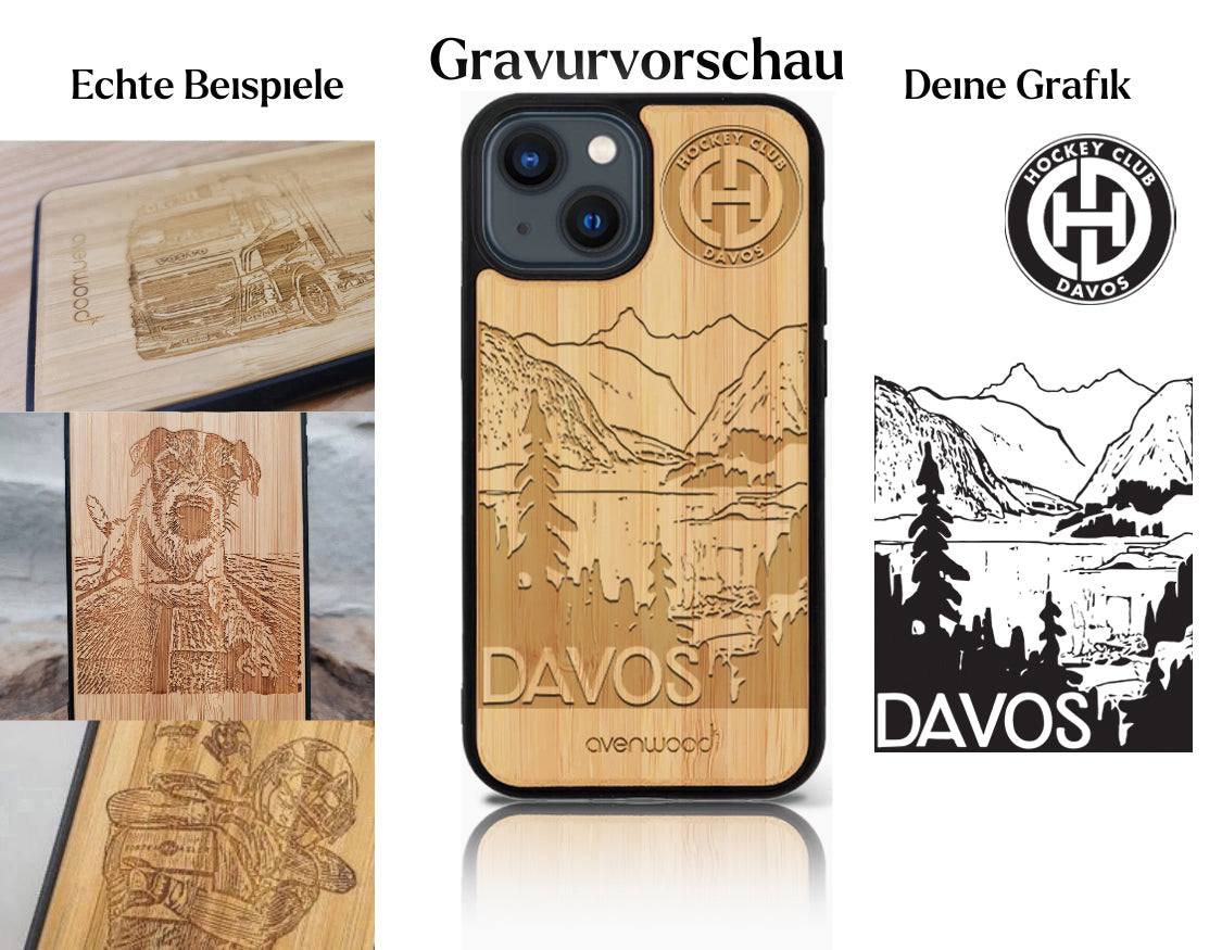 INDIVIDUEL iPhone 13 Mini bambou plastique