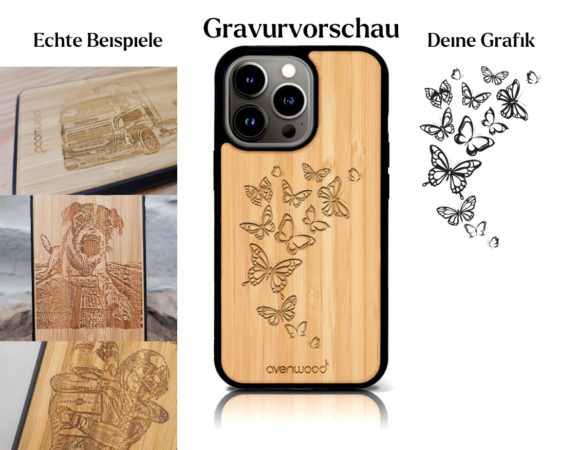 INDIVIDUEL iPhone 13 Pro bambou plastique