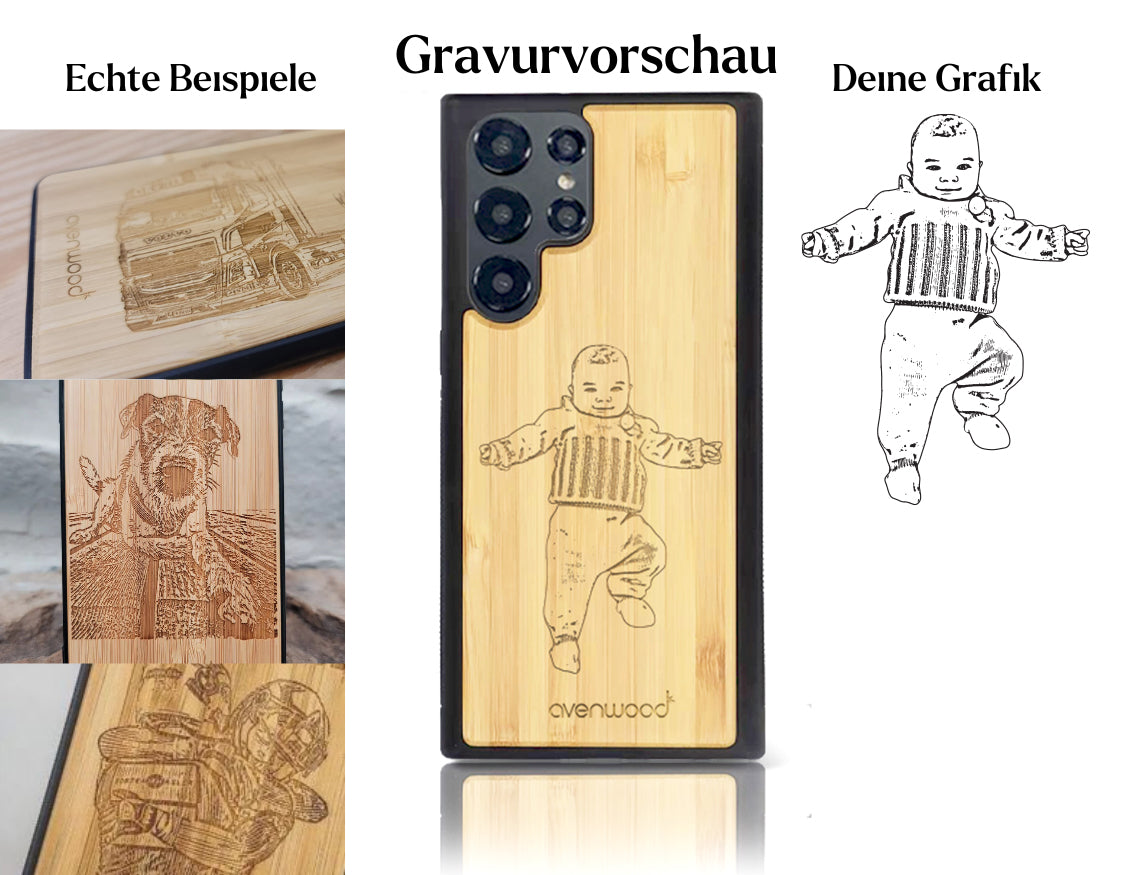 INDIVIDUEL Samsung Galaxy S22 Ultra bambou plastique