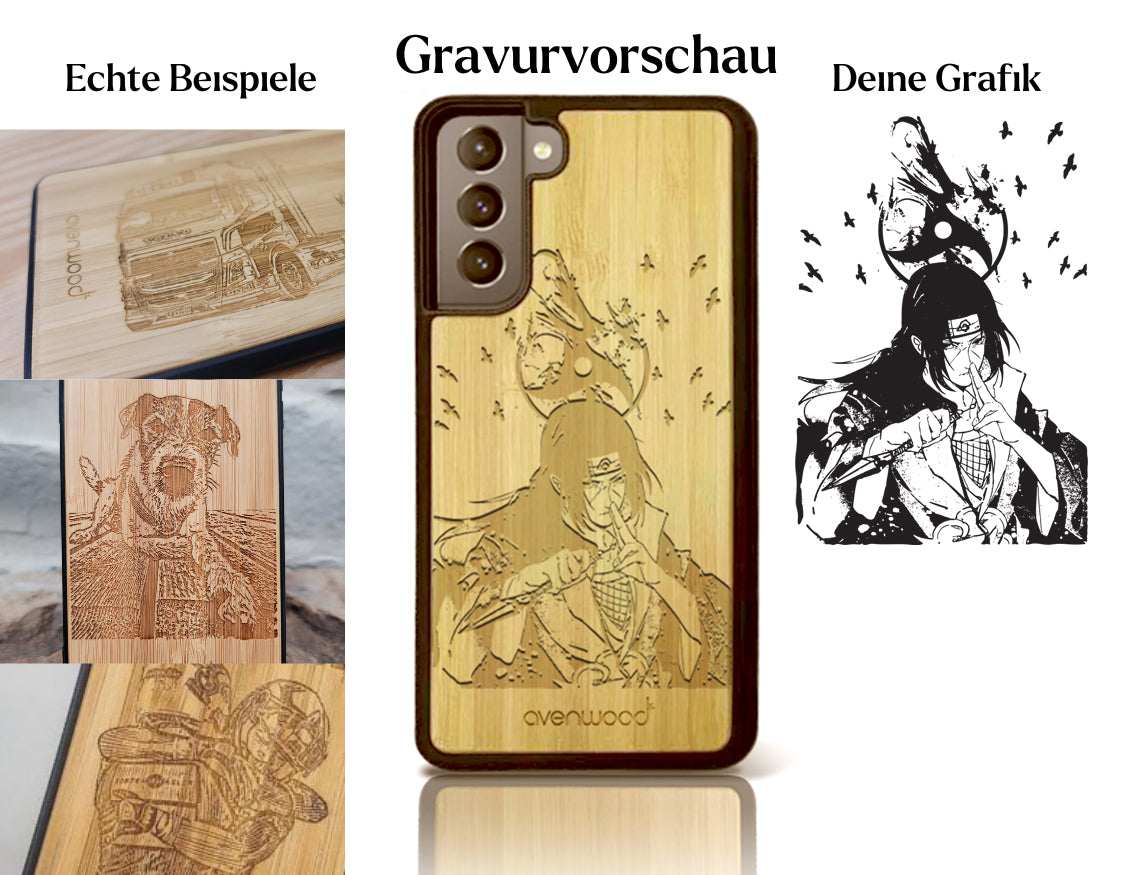 INDIVIDUELL Samsung Galaxy A52 Bambus-Kunststoff