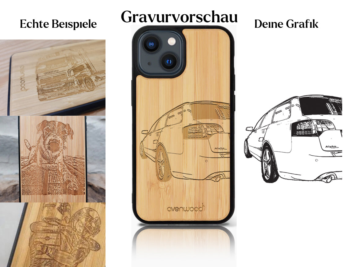 INDIVIDUEL iPhone 13 bambou plastique