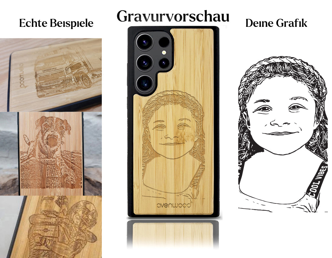INDIVIDUEL Samsung Galaxy S23 Ultra bambou plastique