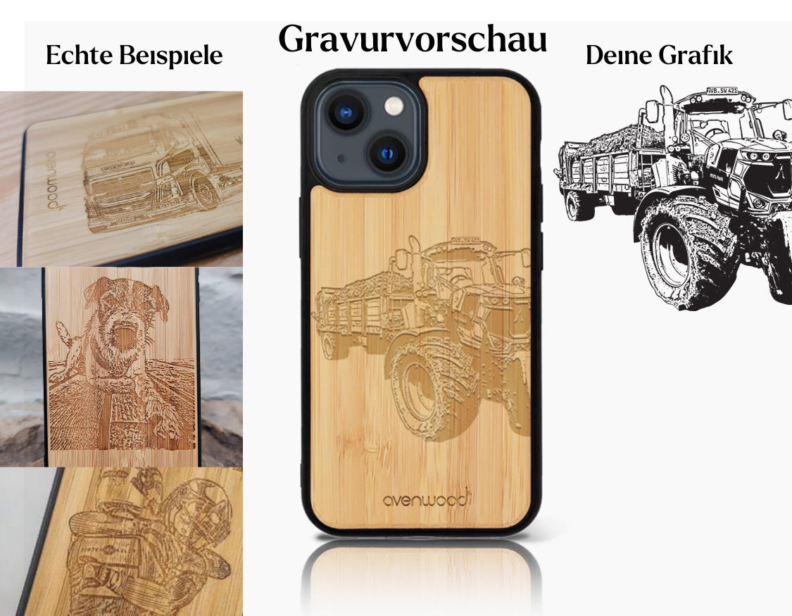 INDIVIDUEL iPhone 13 bambou plastique