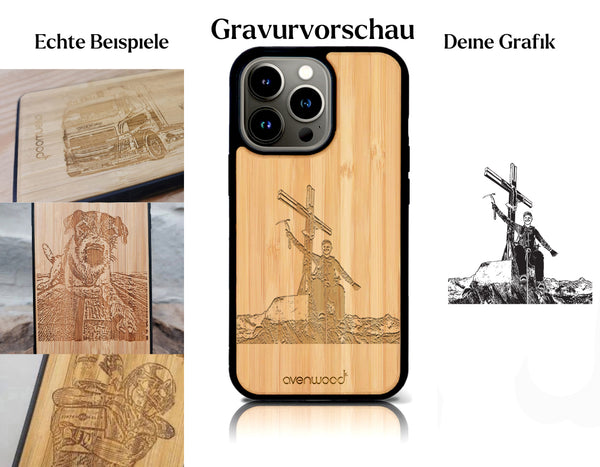 INDIVIDUEL iPhone 14 Pro bambou plastique