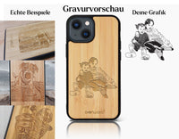 Thumbnail for INDIVIDUELL iPhone 15 Pro Bambus-Kunststoff