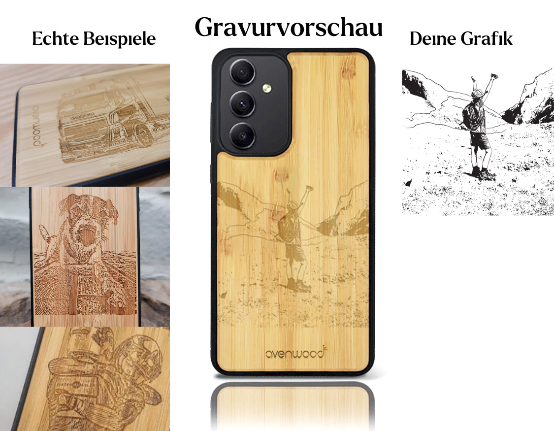 INDIVIDUEL Samsung Galaxy A34 bambou plastique