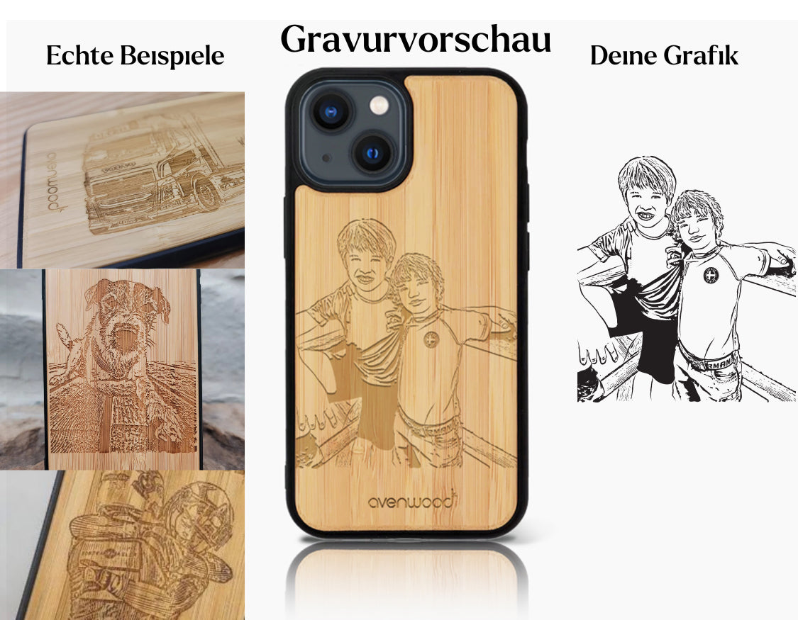 INDIVIDUEL iPhone 13 bambou plastique