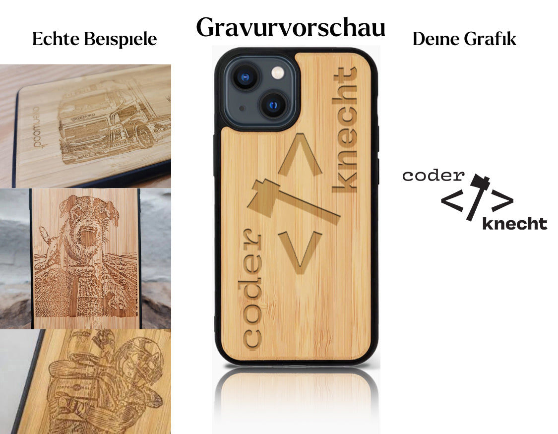 INDIVIDUEL iPhone 13 Mini bambou plastique