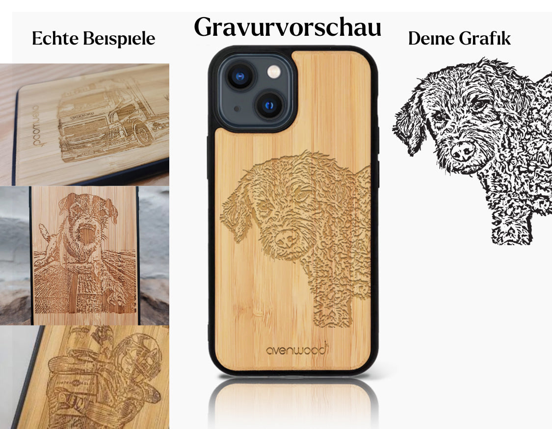 INDIVIDUEL iPhone 13 bambou plastique