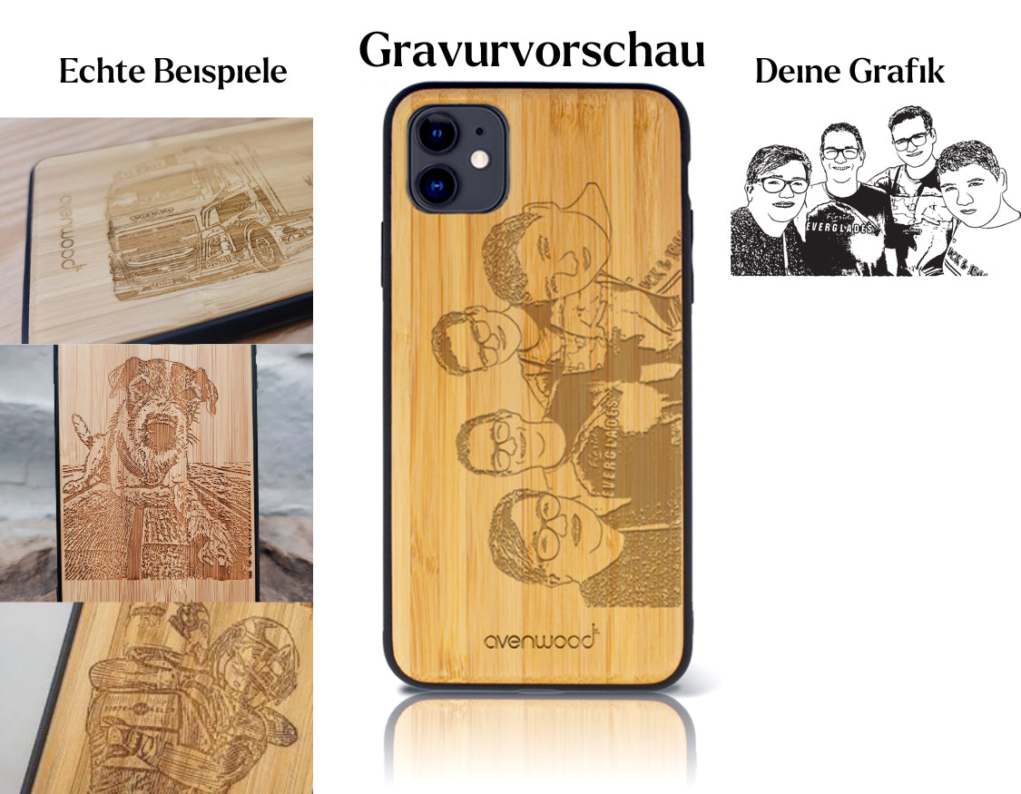INDIVIDUEL iPhone 11 bambou plastique