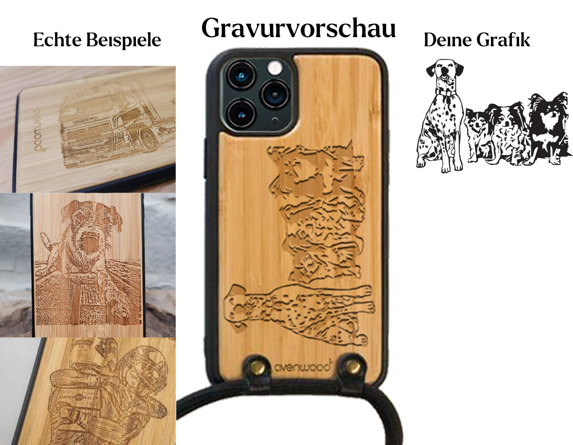 Coque INDIVIDUELLE pour iPhone 14 Plus à accrocher autour du cou