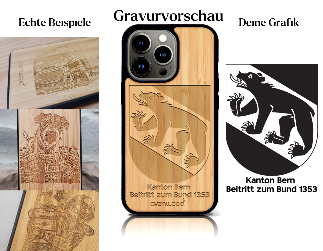 INDIVIDUEL iPhone 14 Pro Max bambou plastique