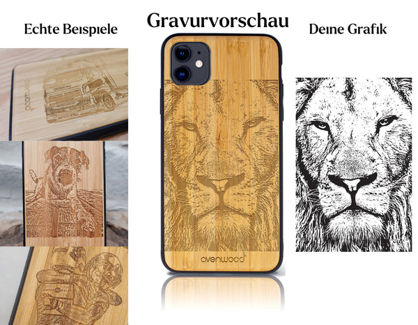 INDIVIDUELL iPhone 11 Bambus-Kunststoff