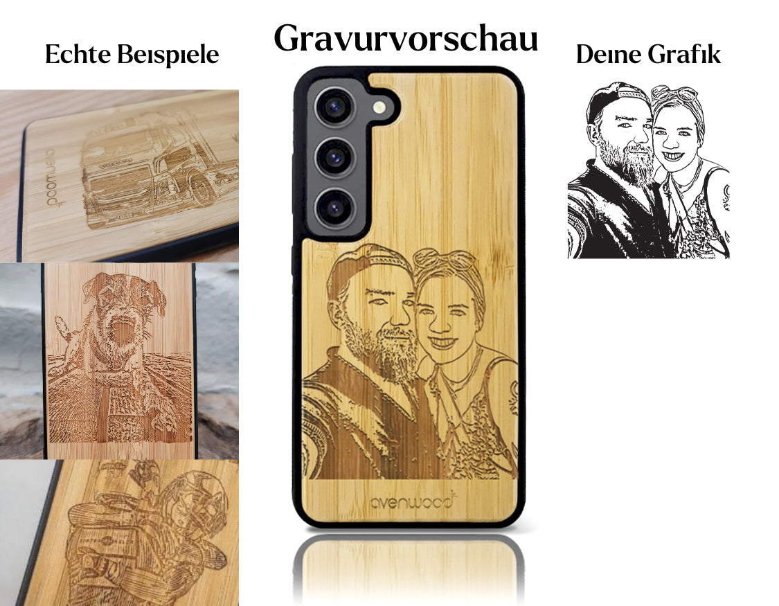 INDIVIDUEL Samsung Galaxy S23 Plus plastique bambou