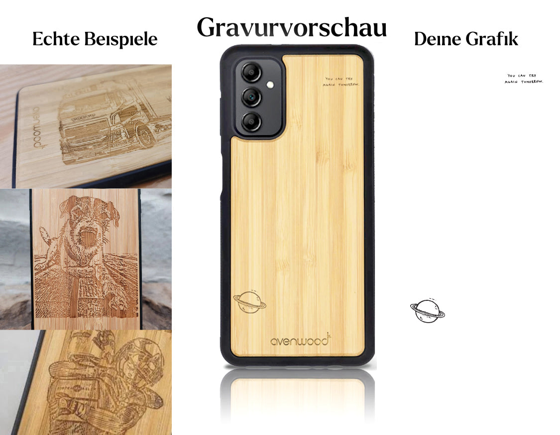 INDIVIDUEL Samsung Galaxy A14 bambou plastique