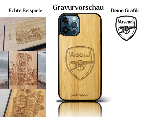 INDIVIDUALLY CUSTOMIZED iPhone 12 Pro Max Bamboo Plastic